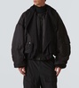 Incognito hooded bomber jacket