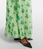 Cactus halterneck silk gown