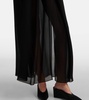Peplum midi dress