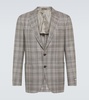 Kei checked wool blazer