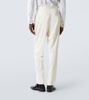 Silk twill tuxedo pants