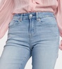 Embroidered flared jeans 
