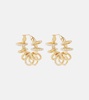 Multi Ring Small embellished hoop earrings