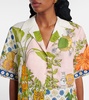 Hazel printed linen shirt