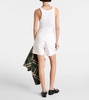 Stella high-rise denim shorts