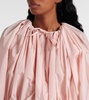 Pleated cropped jacket