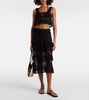 Cotillion crochet cotton crop top