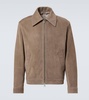Suede blouson