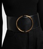 Ring leather belt