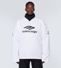 3b Sports Icon Ski Long Sleeve T-shirt Large Fit in White