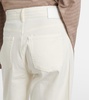 Saige high-rise wide-leg jeans