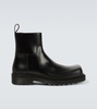 Leather ankle boots