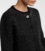 Tina crystal-embellished bouclé jacket