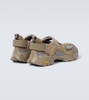 Rozes suede-trimmed sneakers