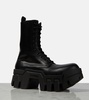 Women's Bulldozer Lace-up Boot in Black
