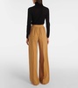 Grana silk wide-leg pants