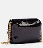 1945 Soft sequined shoulder bag