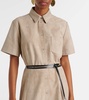 Kiera suede midi dress