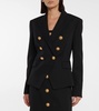 Double-breasted wool blazer