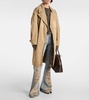 Cotton twill trench coat