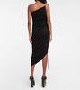 One-shoulder midi dress