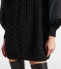 Ancella knitted wool minidress