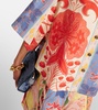 Printed oversized cotton-blend shirt