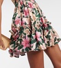Alaria Rocio ruffled floral minidress