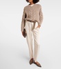 Monili suede ballet flats