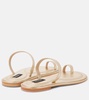 Turi metallic leather sandals