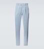 Cotton straight pants