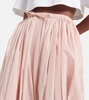 Low-rise wide-leg pants