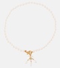 Sheryl faux pearl gold-plated necklace