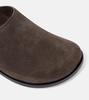 Louis suede slingback flats