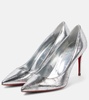 Kate 85 metallic leather pumps