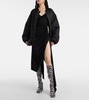 Marine Stretch 95 velvet knee-high boots