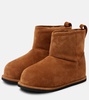 Heidi shearling-lined suede ankle boots