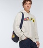 Logo cotton jersey hoodie