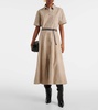 Kiera suede midi dress