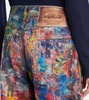 1981F printed low-rise wide-leg jeans