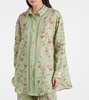 Cecilia Honeysuckle floral linen shirt