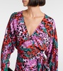 Eloise leopard-print midi dress
