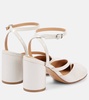 Tabi leather pumps