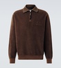 Cotton half-zip sweatshirt