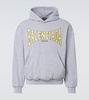 Men's Balenciaga Boxing Lined Hoodie Regular Fit in Grey
