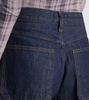 Nolan high-rise denim Bermuda shorts