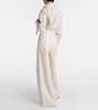 Oboli cotton and linen wide-leg pants
