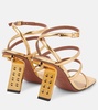 Perfo leather sandals