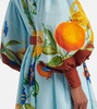 Dahlia cotton and silk shirt dress