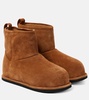 Heidi shearling-lined suede ankle boots